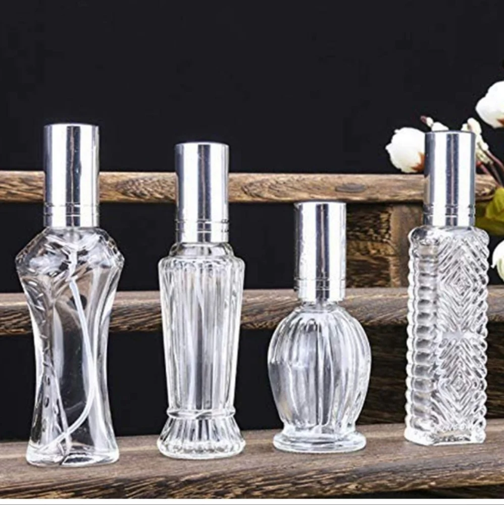 Vintage Refillable Perfume Bottles Glass Empty Spray Bottle - Picture 3 of 4